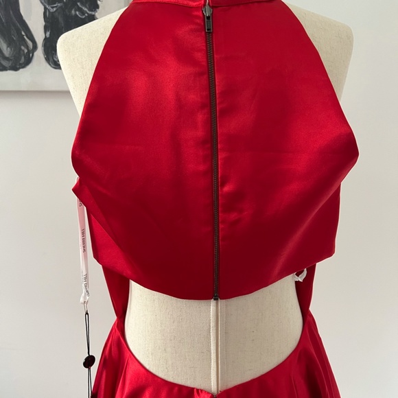 New Sherri Hill red size 12 dress cocktail homecoming - Picture 7 of 9
